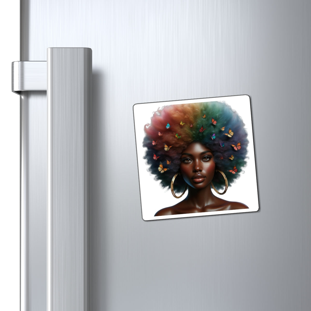 Afro Butterfly Essence Magnets