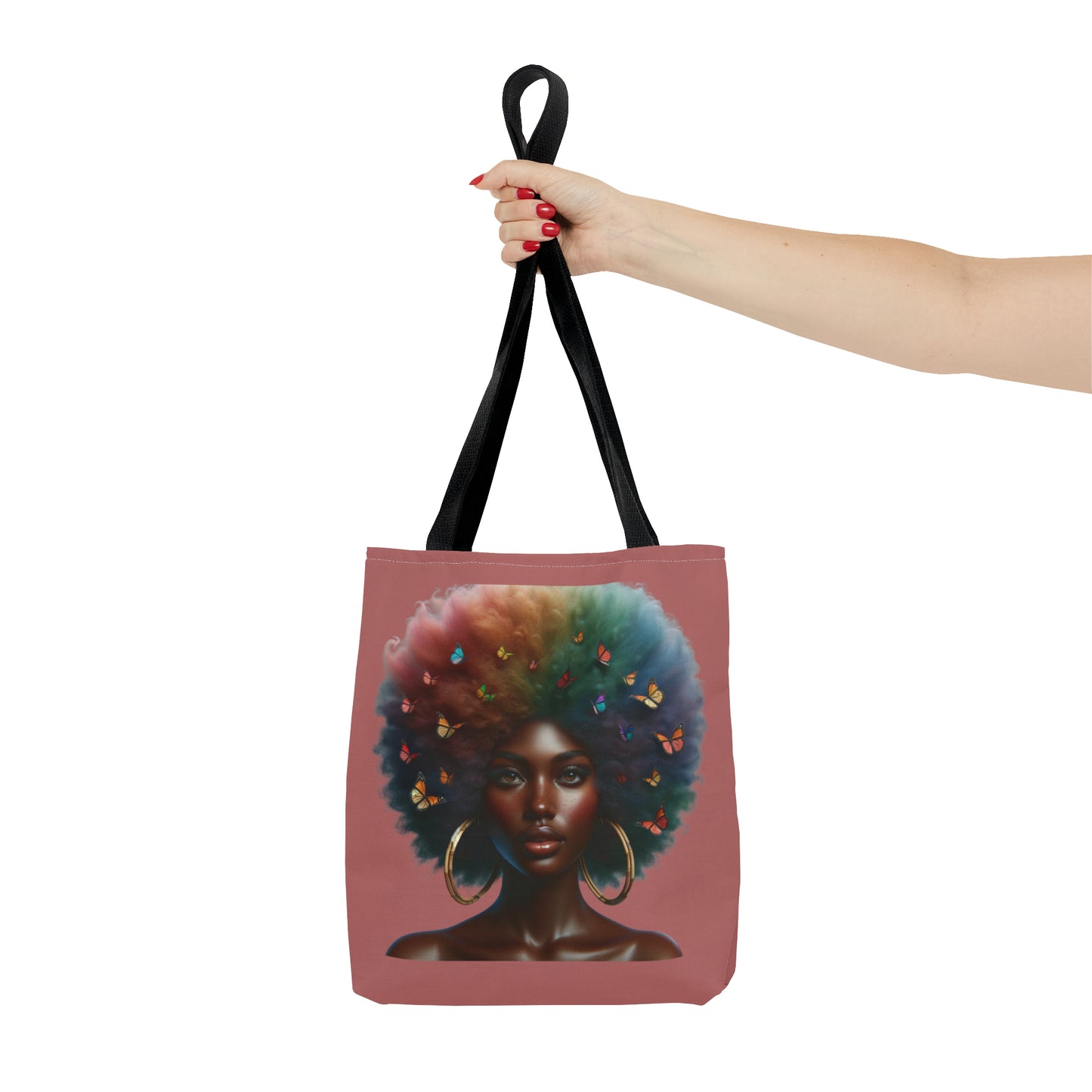 Afro Butterfly Essence Tote Bag (AOP)