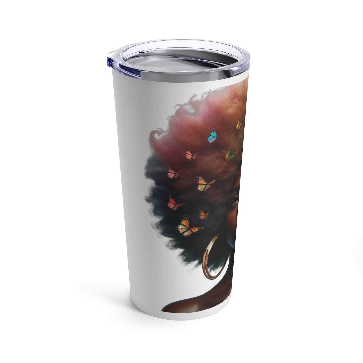 Afro Butterfly Essence Tumbler 20oz