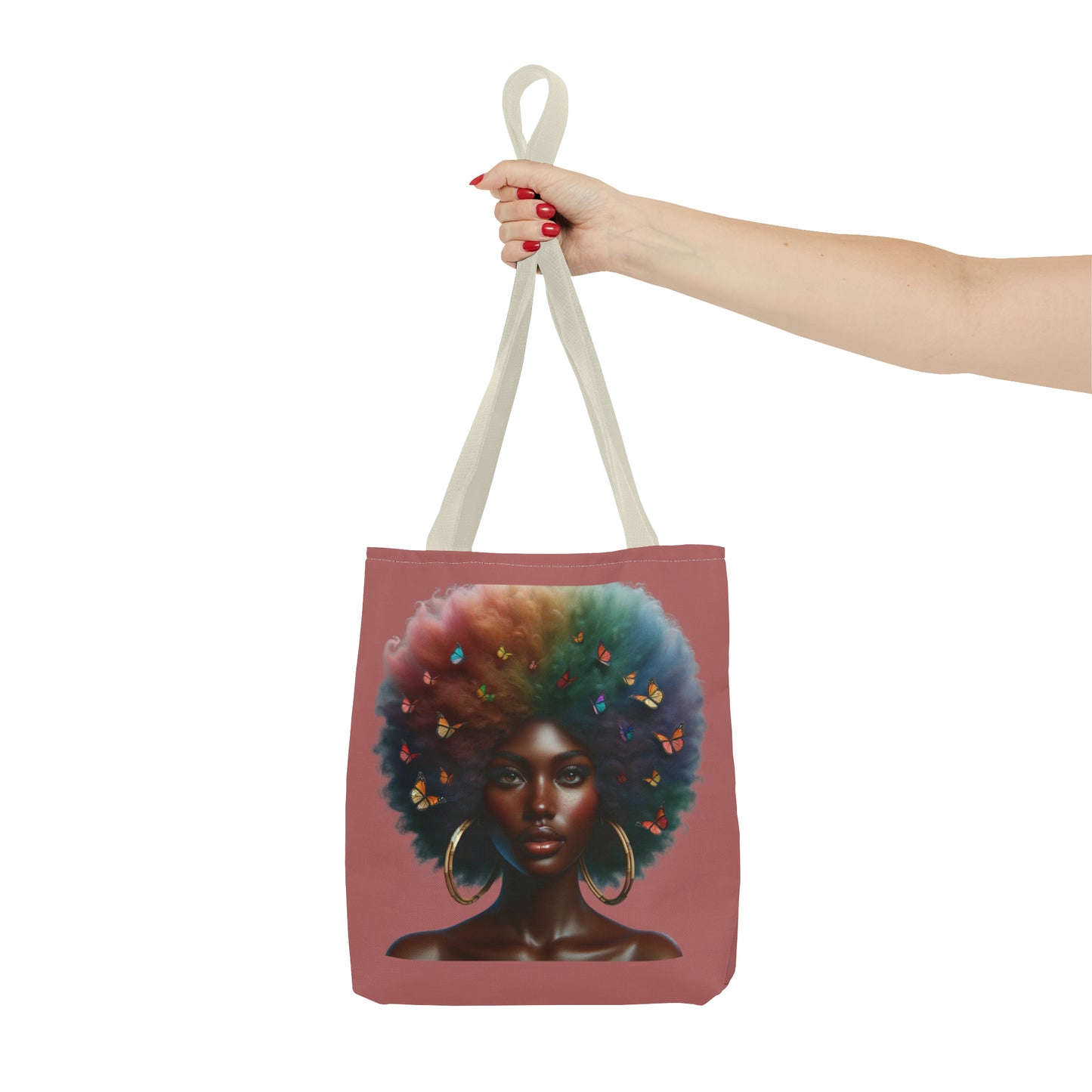 Afro Butterfly Essence Tote Bag (AOP)