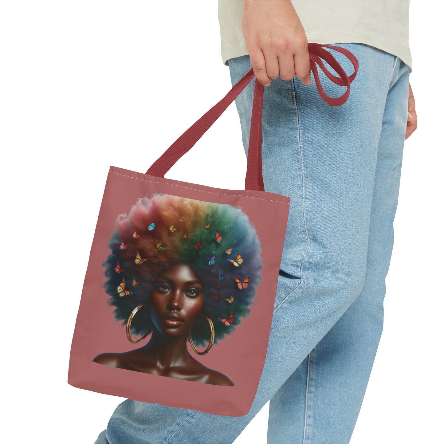 Afro Butterfly Essence Tote Bag (AOP)