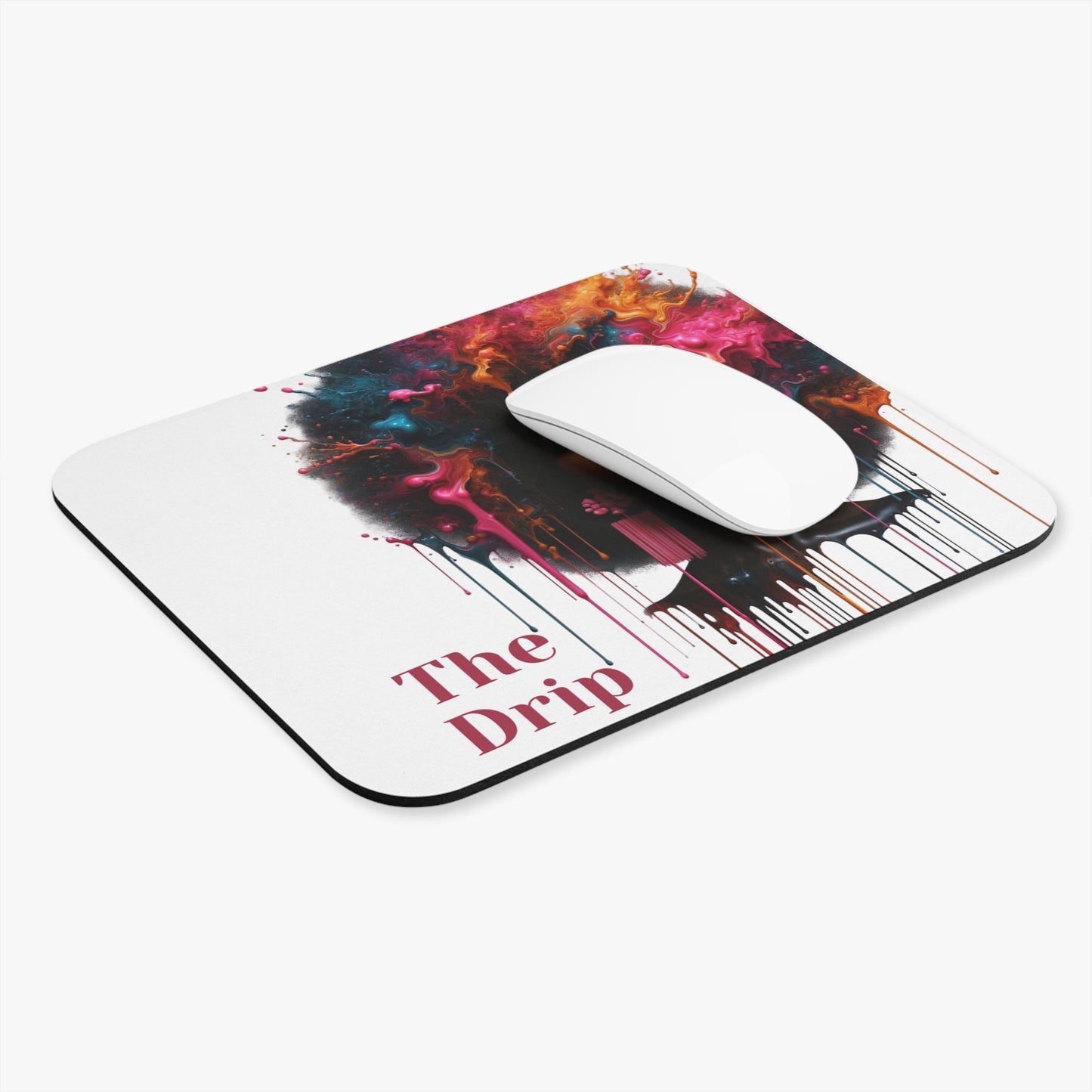 AfroPink Elegance Mouse Pad (Rectangle)