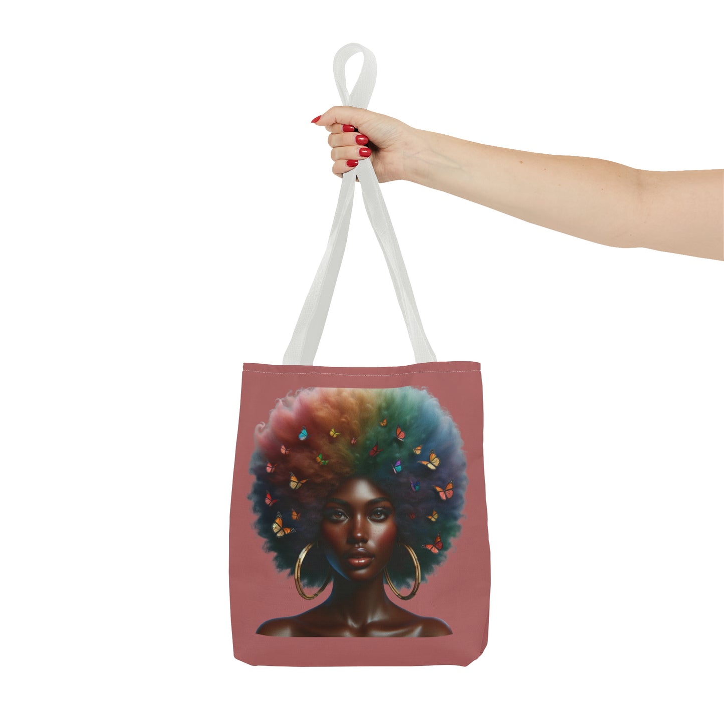 Afro Butterfly Essence Tote Bag (AOP)