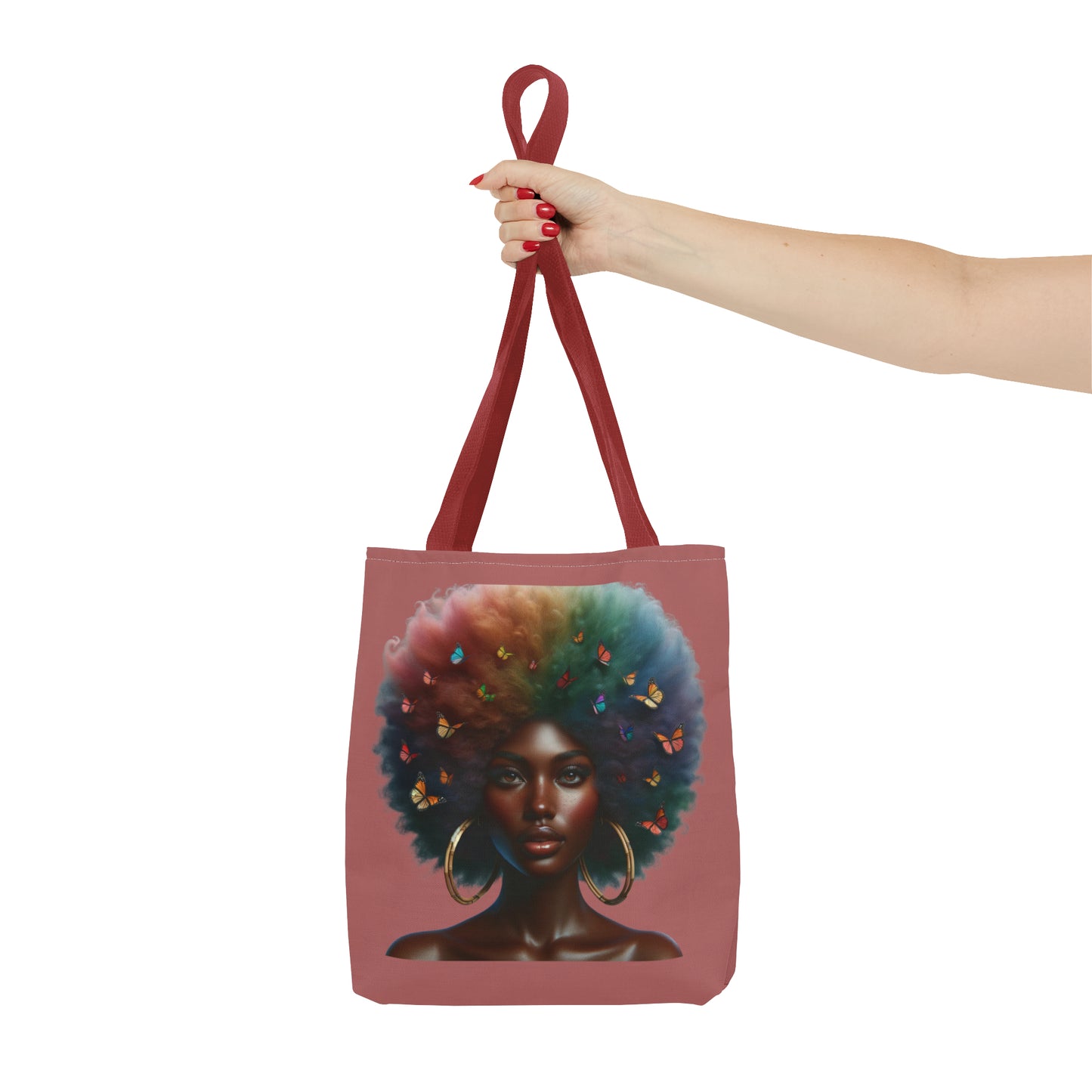 Afro Butterfly Essence Tote Bag (AOP)