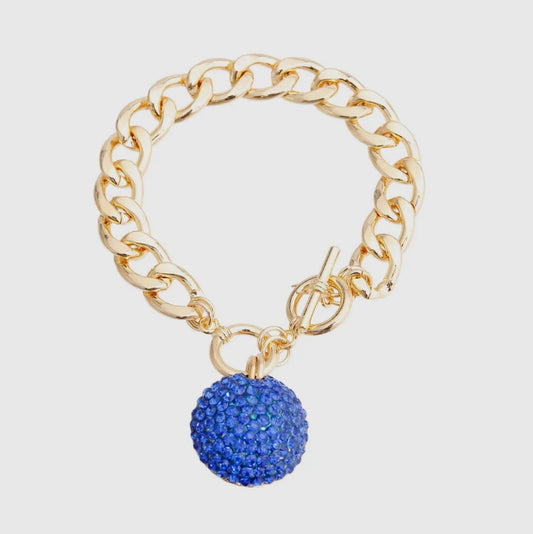 Angelique Blue Toggle Bracelet