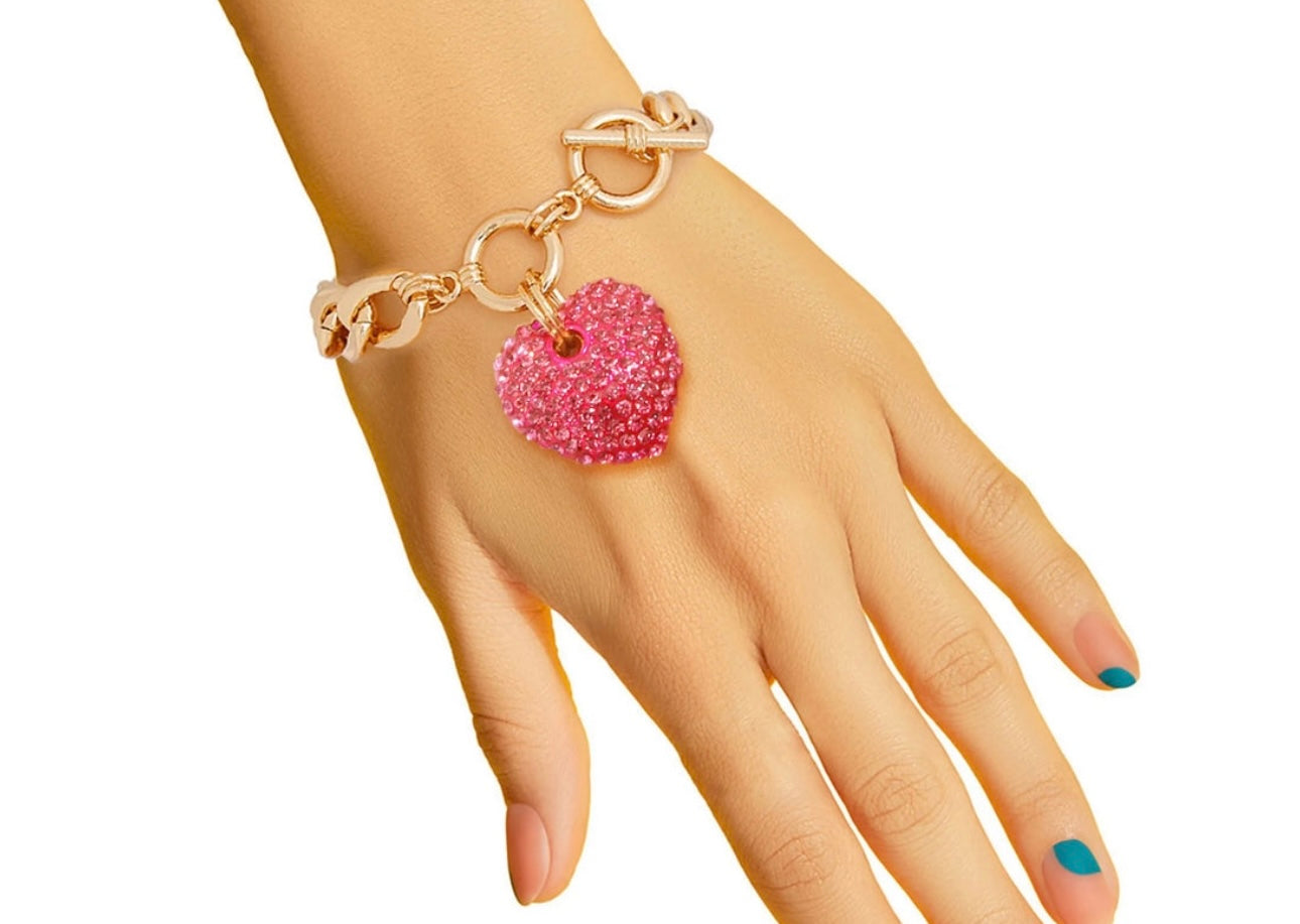 Becky Golden Heart Bracelet